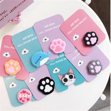 Load image into Gallery viewer, Luxury Cute Cartoon Animal Airbag Mobile Phone Extension Frame Finger Bracket Rabbit Panda Universal Fold Mobile Phone Bracket|Phone Holders & Stands| - AliExpress