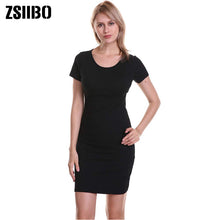 Load image into Gallery viewer, New 2019 Women Autumn Winter Sexy Casual dress Fashion elegent Black Dress Vestidos Long Sleeve Dress|sleeve dress|sexy casual dressescasual dress - AliExpress