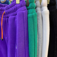 Load image into Gallery viewer, Plus velvet padded Autumn winter Fashion Women Elastic Waist 100% Cotton warm Harem Pants All matched Casual Loose Sport Pants|Pants & Capris| - AliExpress