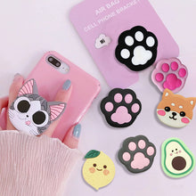 Load image into Gallery viewer, Luxury Cute Cartoon Animal Airbag Mobile Phone Extension Frame Finger Bracket Rabbit Panda Universal Fold Mobile Phone Bracket|Phone Holders & Stands| - AliExpress