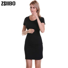 Load image into Gallery viewer, New 2019 Women Autumn Winter Sexy Casual dress Fashion elegent Black Dress Vestidos Long Sleeve Dress|sleeve dress|sexy casual dressescasual dress - AliExpress
