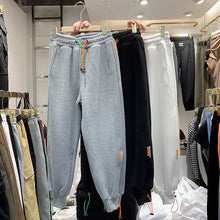 Load image into Gallery viewer, Plus velvet padded Autumn winter Fashion Women Elastic Waist 100% Cotton warm Harem Pants All matched Casual Loose Sport Pants|Pants &amp; Capris| - AliExpress
