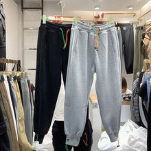 Load image into Gallery viewer, Plus velvet padded Autumn winter Fashion Women Elastic Waist 100% Cotton warm Harem Pants All matched Casual Loose Sport Pants|Pants &amp; Capris| - AliExpress
